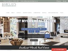 Tablet Screenshot of barclaysrealestategroup.com